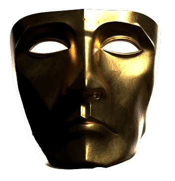 Máscara dorada