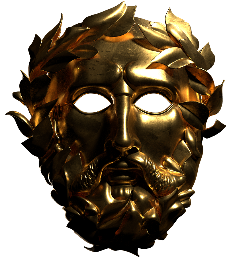 Máscara dorada